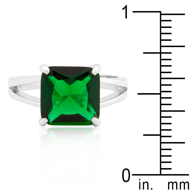 Lovcia Timeless Emerald Princess Ring-Rings-5-5