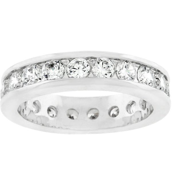 Lovcia Timeless Radiance Eternity Ring-Rings-5-5