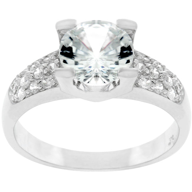 Lovcia Timeless Sparkle Round Cut Engagement Ring-Rings-5-5