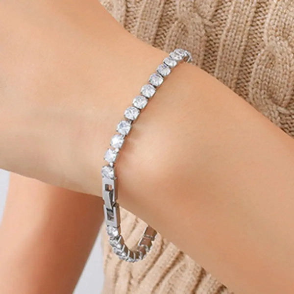 Lovcia Titanium Steel Bracelet-Bracelets-Silver-One Size-Silver