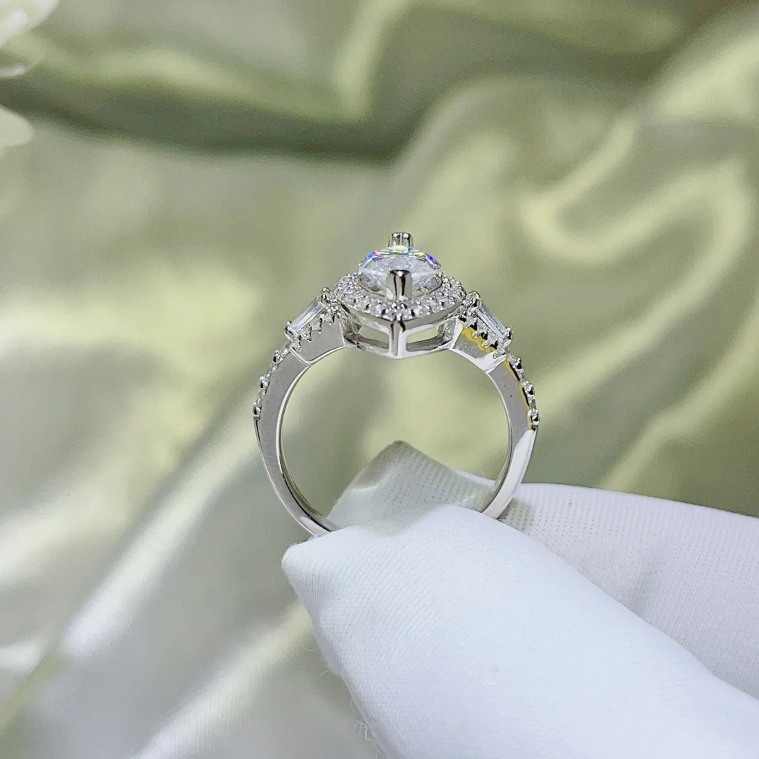 Lovcia Transcends Trends 2 Carat Moissanite 925 Sterling Silver Ring for Women - White-5- - Buy latest trendy Rings for Women and Girls