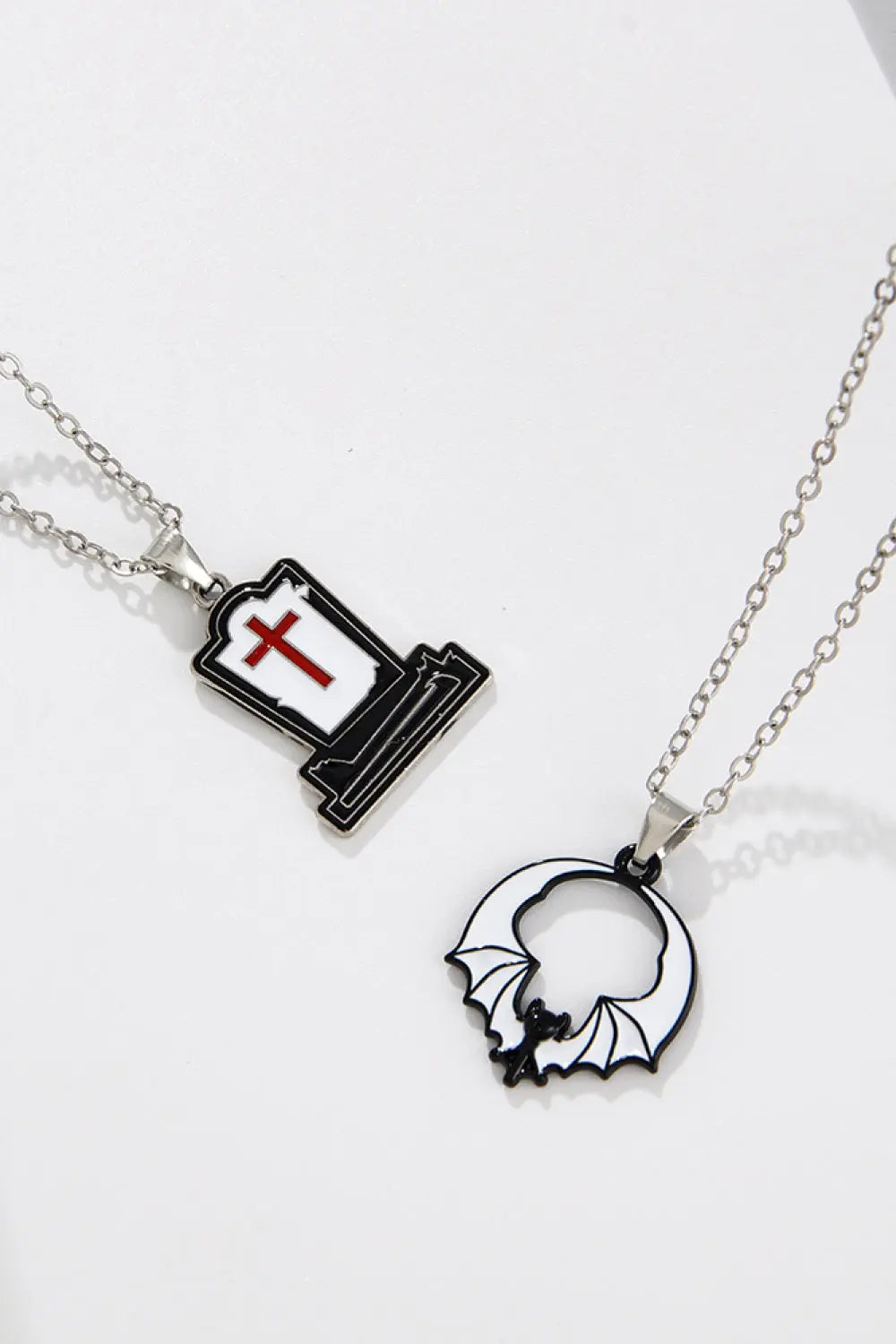 Lovcia Two-Piece Halloween Theme Necklace Set-Necklaces-Style A-One Size-Style A