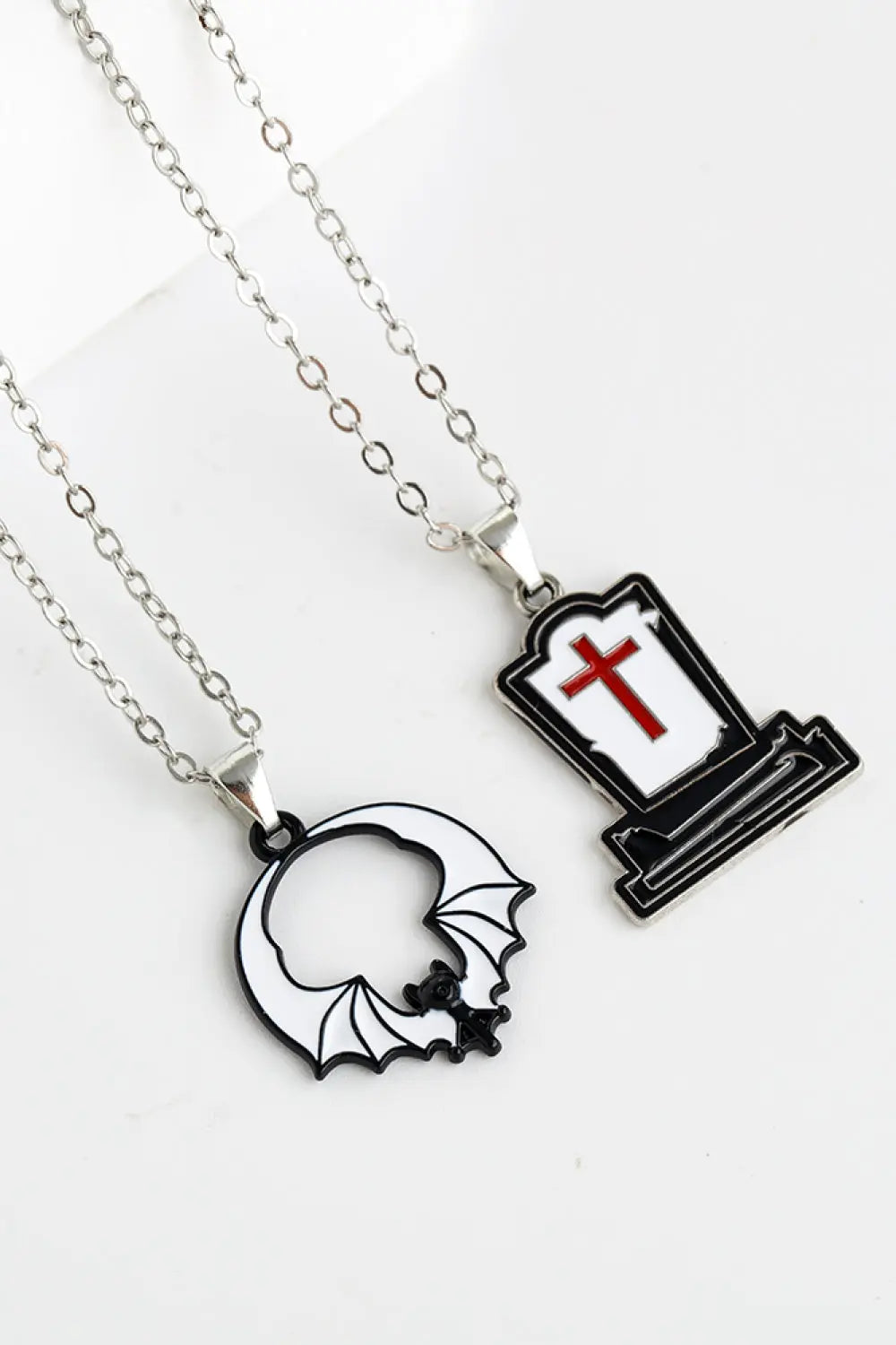 Lovcia Two-Piece Halloween Theme Necklace Set-Necklaces-Style A-One Size-Style A