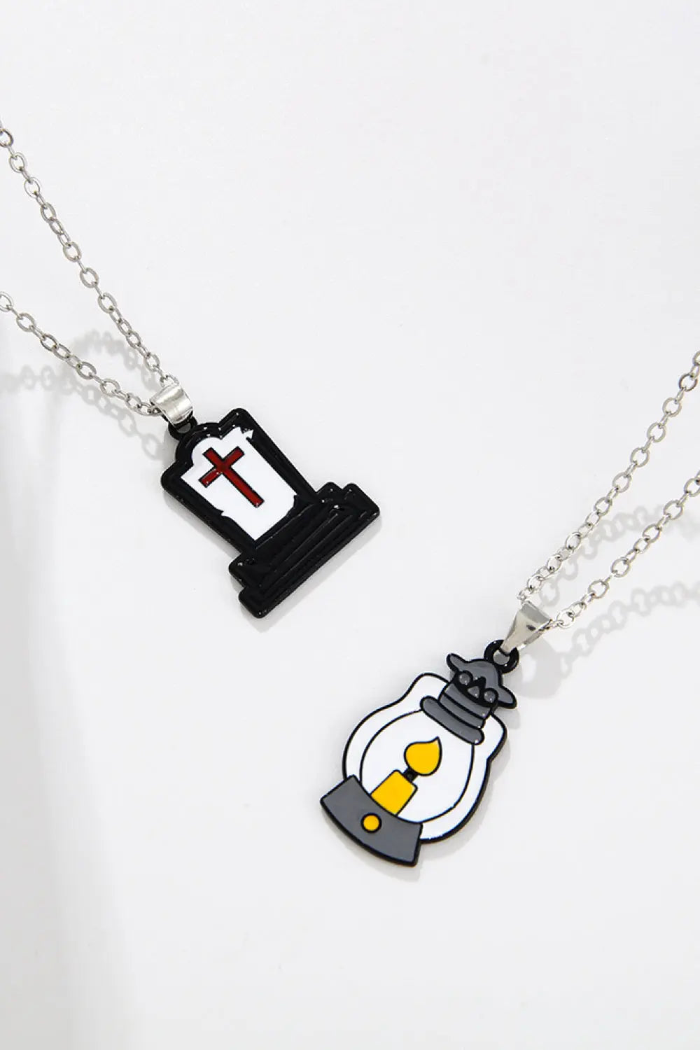 Lovcia Two-Piece Halloween Theme Necklace Set-Necklaces-Style A-One Size-Style A