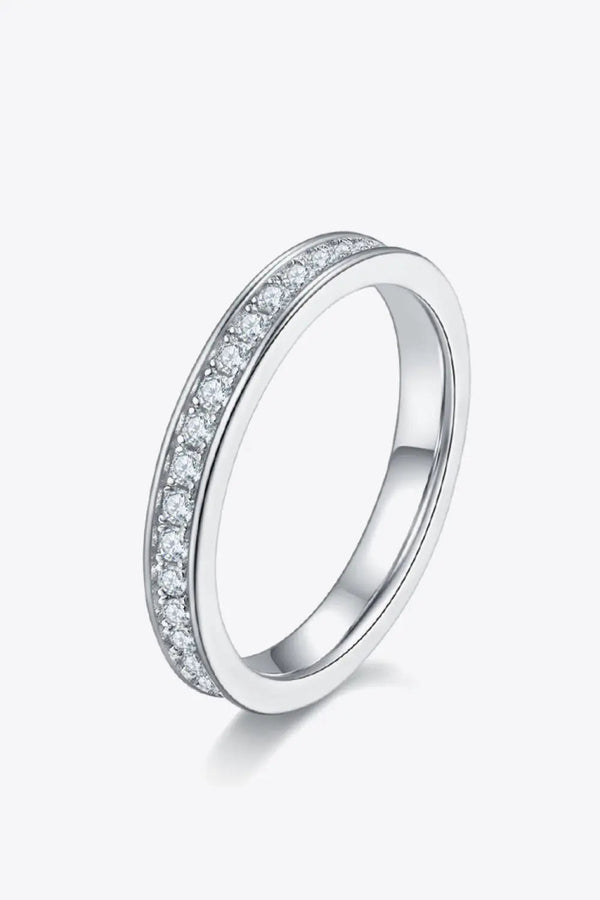 Lovcia Unexplained Words Moissanite Ring-Rings-Silver-4.5-Silver