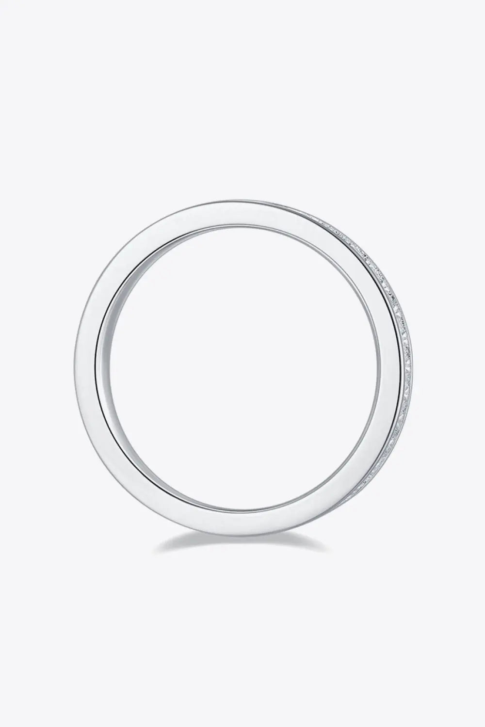 Lovcia Unexplained Words Moissanite Ring-Rings-Silver-4.5-Silver
