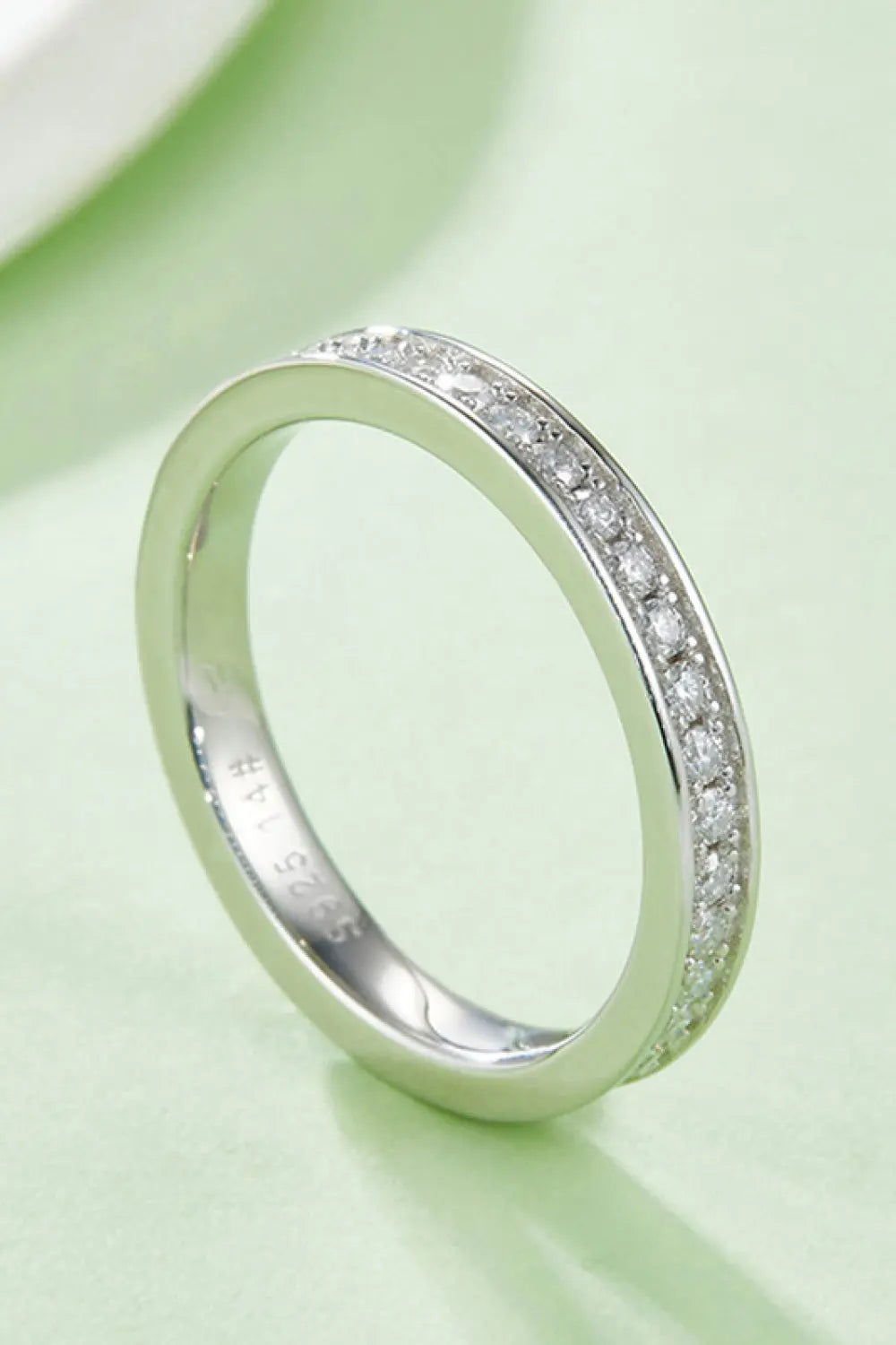 Lovcia Unexplained Words Moissanite Ring-Rings-Silver-4.5-Silver