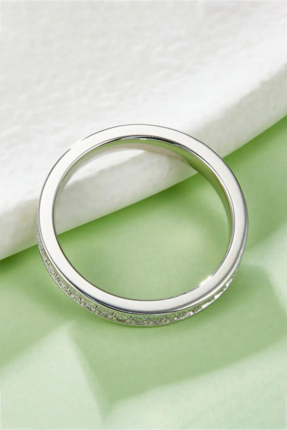Lovcia Unexplained Words Moissanite Ring-Rings-Silver-4.5-Silver