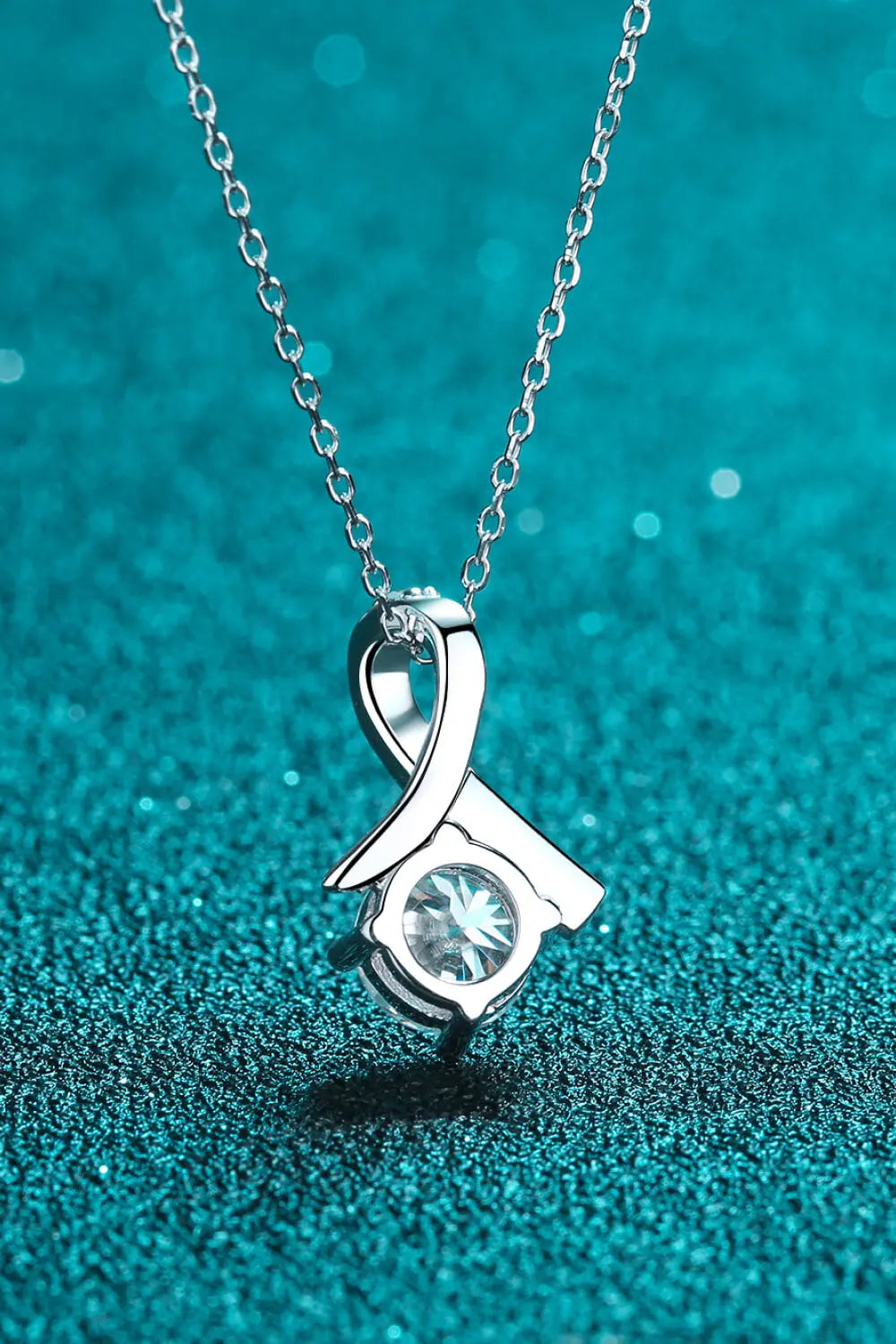 Lovcia Unique and Chic Moissanite Pendant Necklace-Necklaces-Silver-One Size-Silver