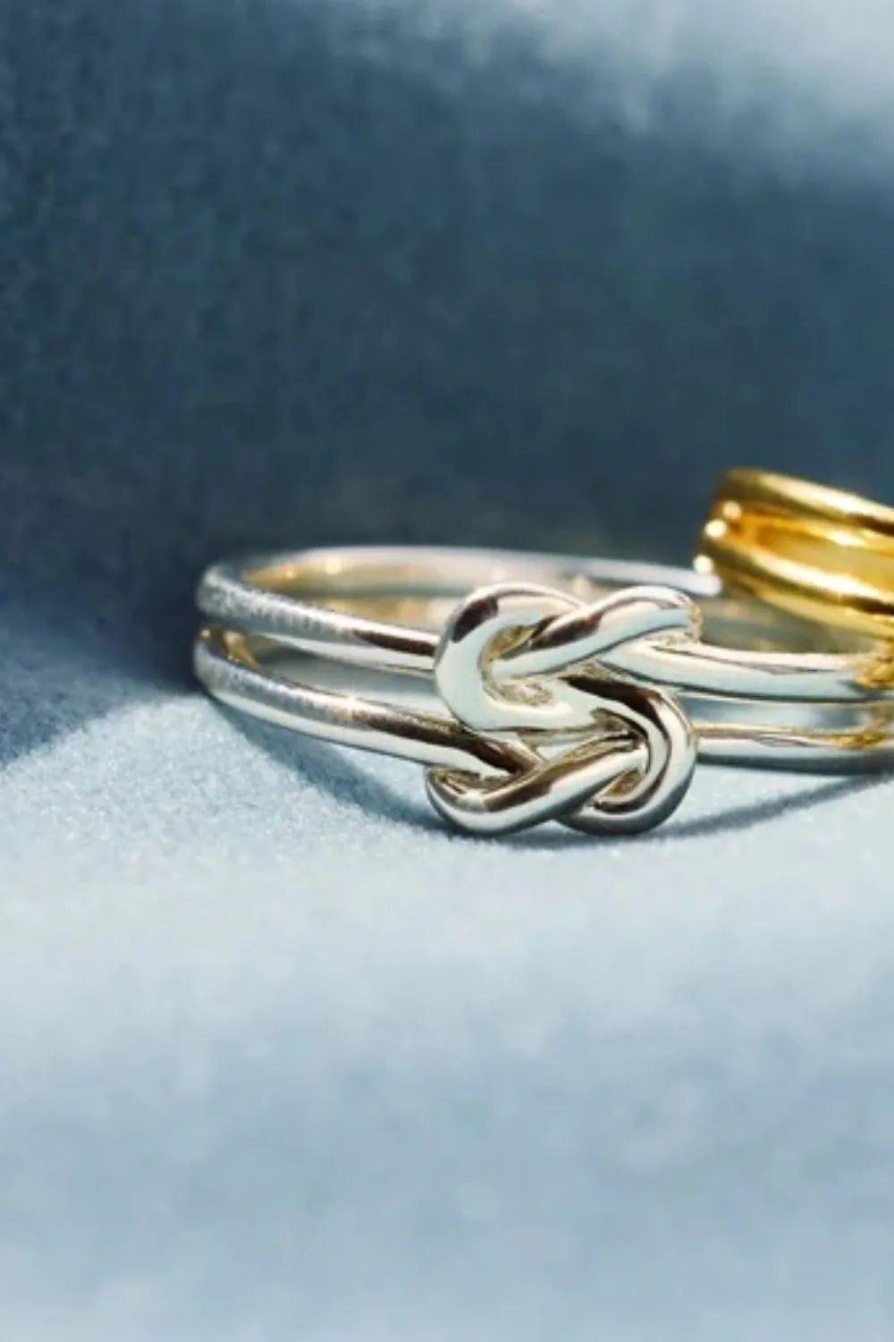 Lovcia Unity Loop 925 Sterling Silver Knotted Ring for Women - Silver-6- - Buy latest trendy Rings for Women and Girls