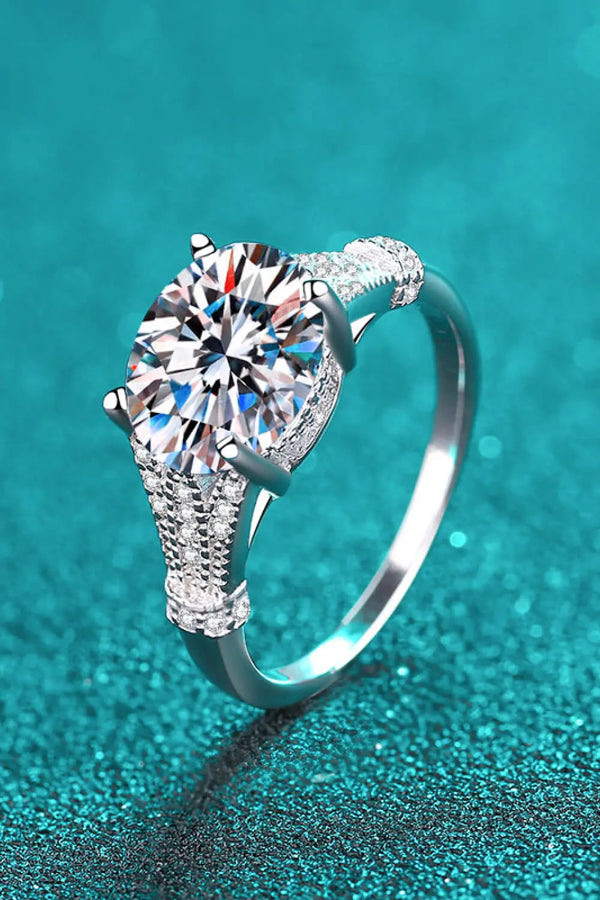 Lovcia Unpredictable Day 3 Carat Moissanite Ring-Rings-Silver-5-Silver