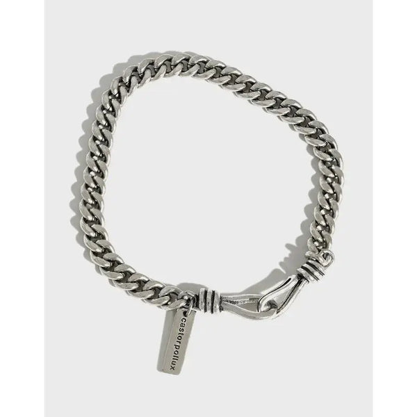 Lovcia Vinatge Hollow Chain Fashion 925 Sterling Silver Bracelet-Bracelets-SILV_184 & 5mm & 170mm-SILV_184 & 5mm & 170mm