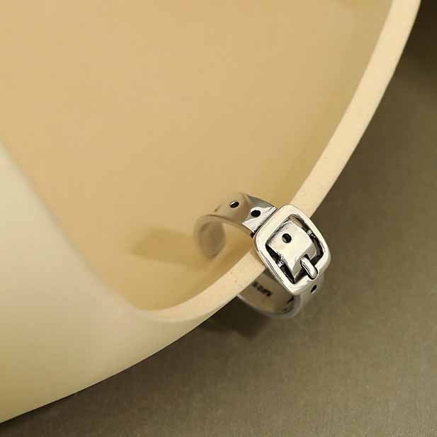 Lovcia Vintage 925 Sterling Silver Adjustable Ring Jewellery-Rings-
