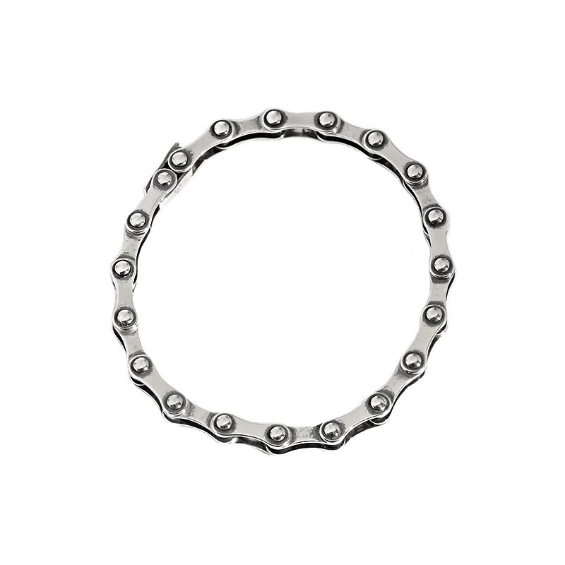 Lovcia Vintage Bicycle Chain Bracelet 925 Silver 4.8mm-Bracelets-190Mm-190Mm