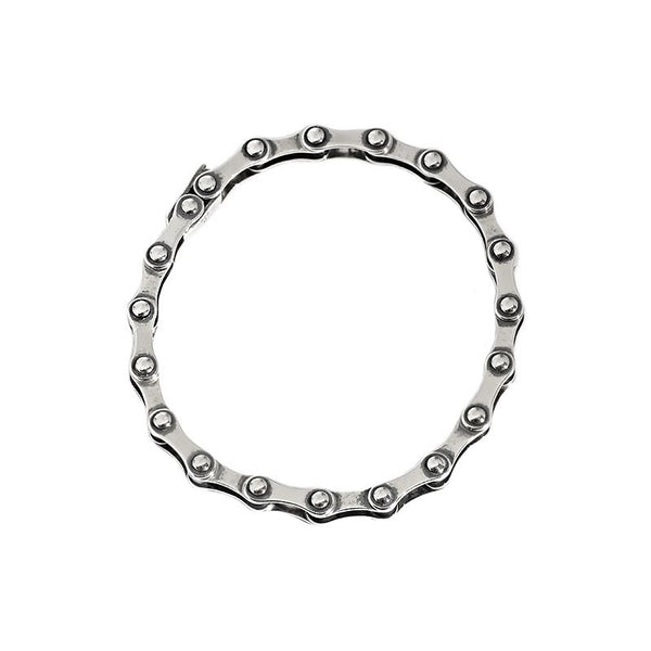 Lovcia Vintage Bicycle Chain Bracelet 925 Silver 4.8mm-Bracelets-190Mm-