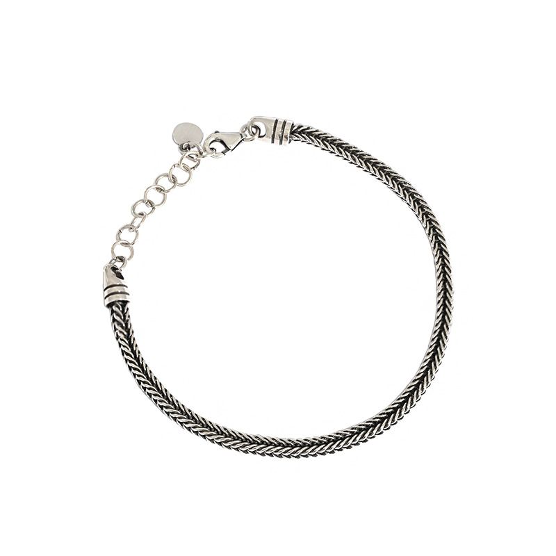 Lovcia Vintage Snake Chain 925 Sterling Silver Bracelet 3mm-Bracelets-