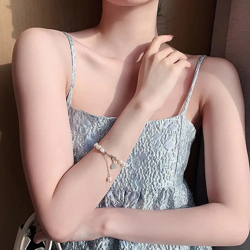 Lovcia Women Irregular Freshwater Pearl Adjustable Bracelet-Bracelets-Irregular pearl-Irregular pearl