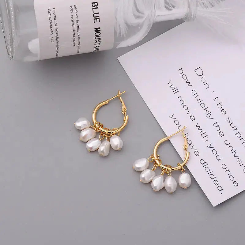 LOVCIA Freshwater pearl tassel earrings