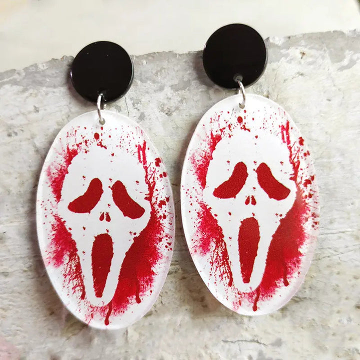 Halloween Theme Dangle Earrings LOVCIA