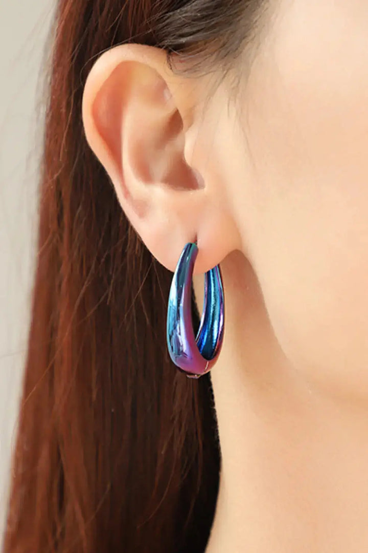 LOVCIA Multicolored Huggie Earrings