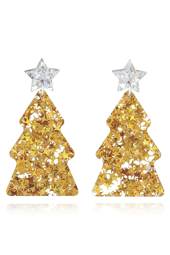 Christmas Tree Acrylic Earrings LOVCIA