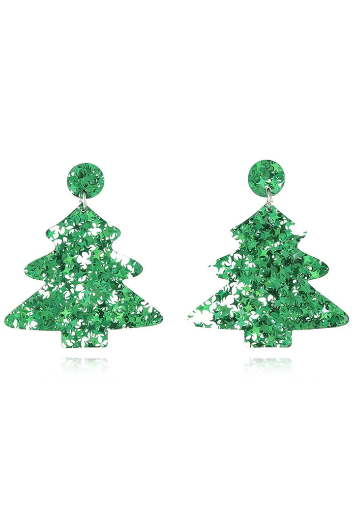 Christmas Tree Acrylic Earrings LOVCIA