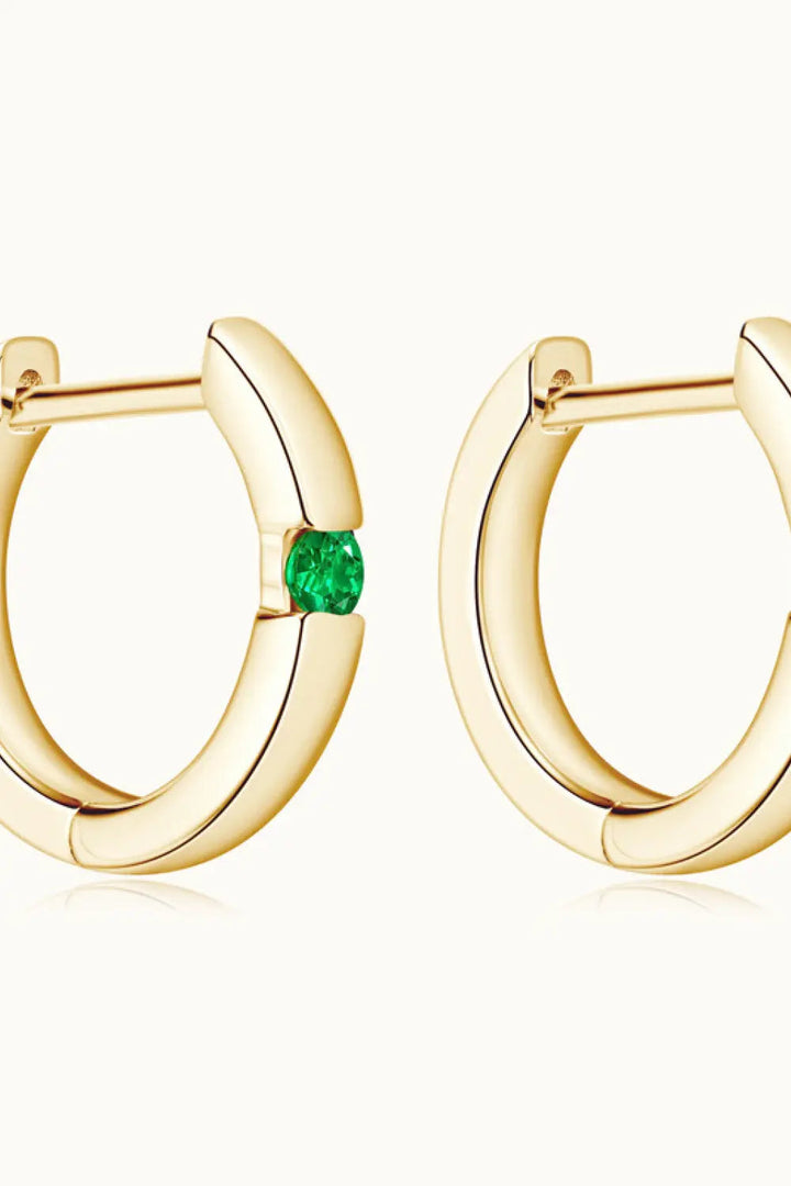 Lab-Grown Emerald Earrings LOVCIA