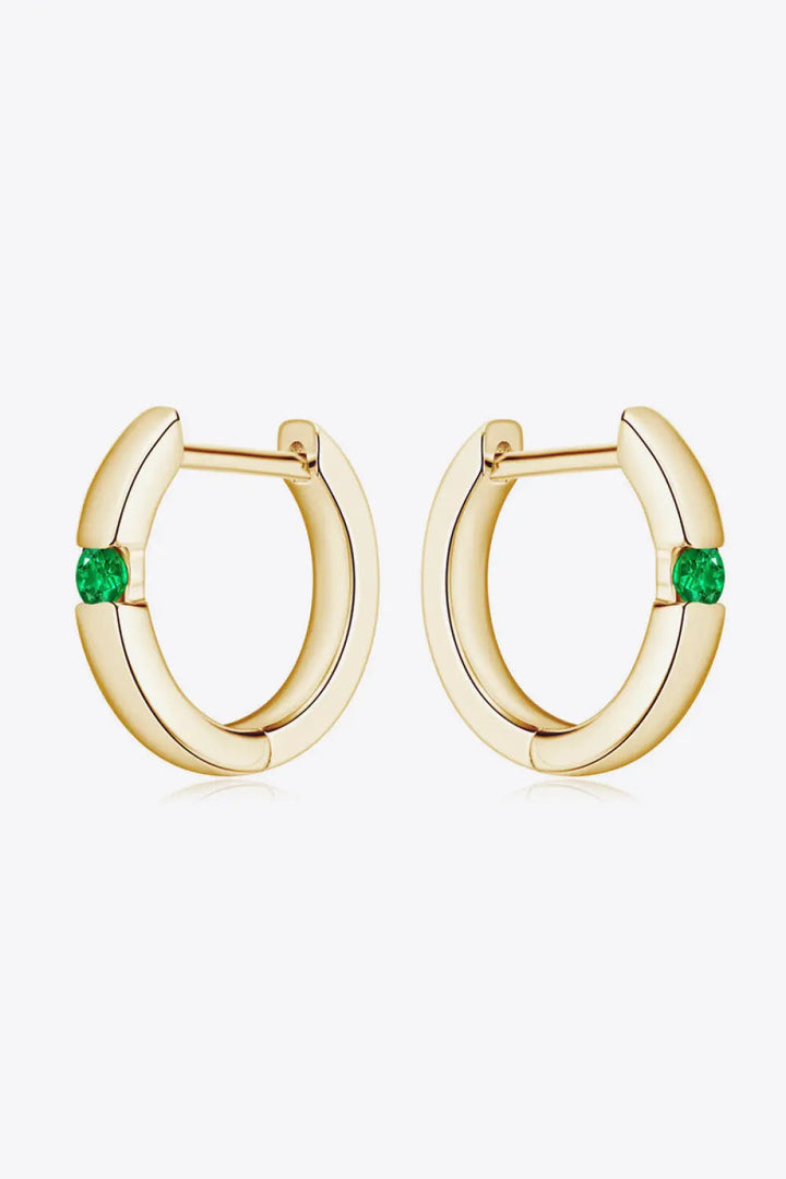 Lab-Grown Emerald Earrings LOVCIA