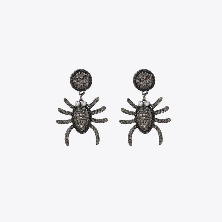 Spider Rhinestone Alloy Earrings LOVCIA