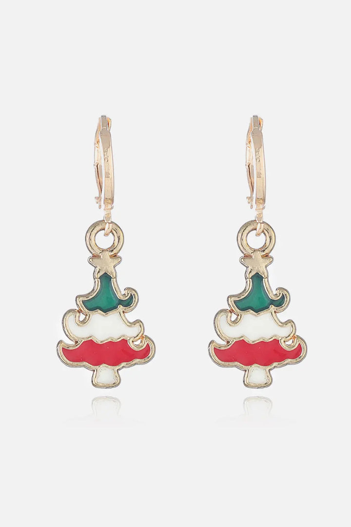 Christmas Theme Alloy Earrings LOVCIA