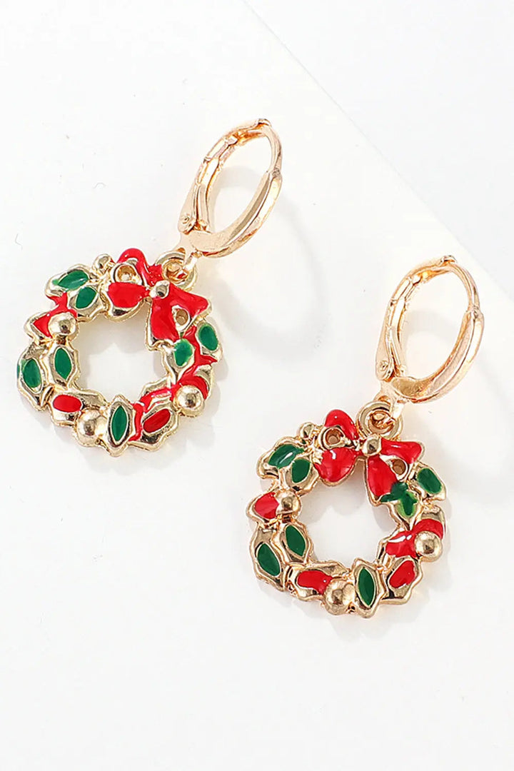 Christmas Theme Alloy Earrings LOVCIA