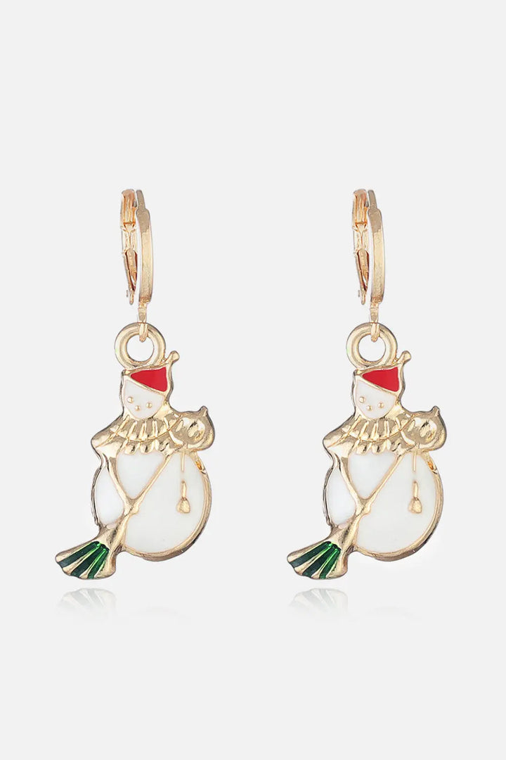 Christmas Theme Alloy Earrings LOVCIA