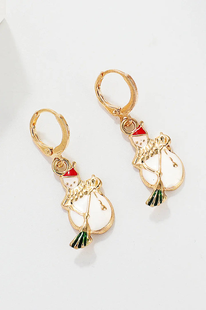 Christmas Theme Alloy Earrings LOVCIA