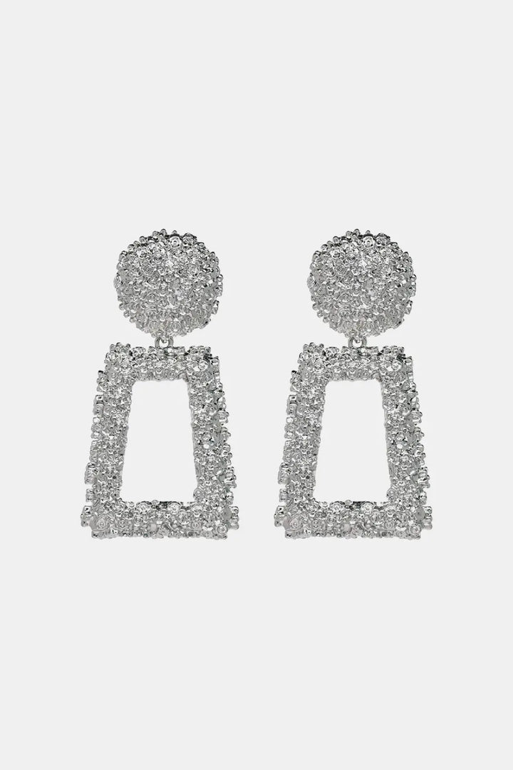 Geometrical Shape Zinc Alloy Dangle Earrings LOVCIA