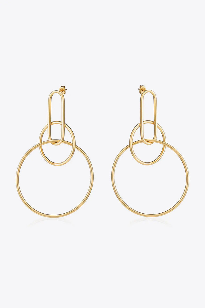 Speak For Yourself Link Hoop Earrings LOVCIA