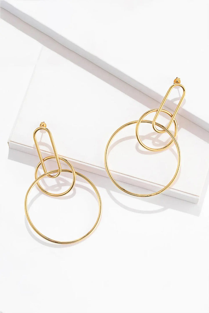 Speak For Yourself Link Hoop Earrings LOVCIA