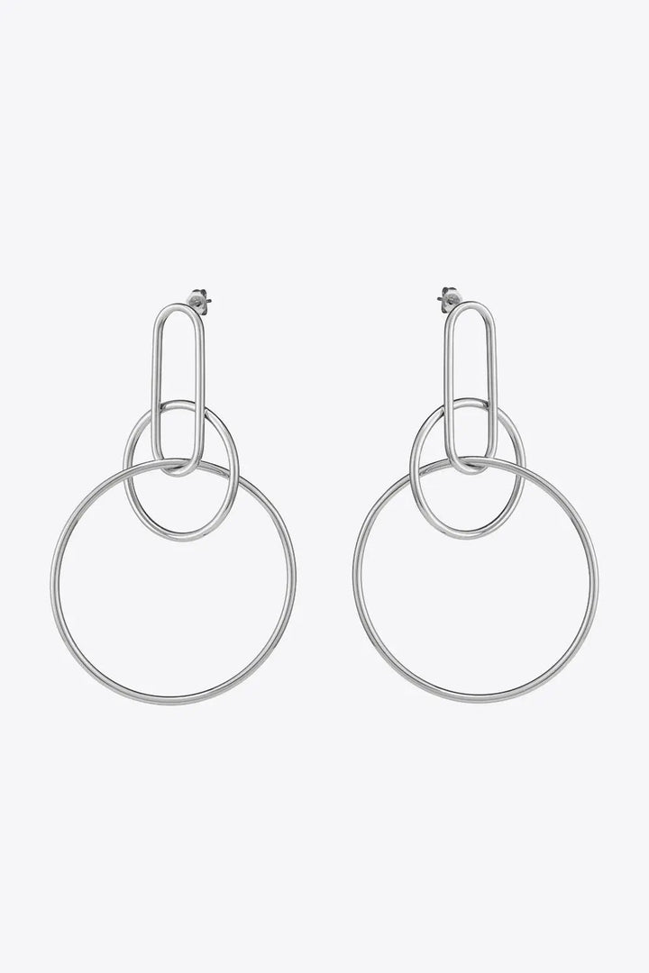 Speak For Yourself Link Hoop Earrings LOVCIA