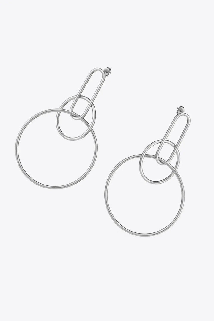 Speak For Yourself Link Hoop Earrings LOVCIA