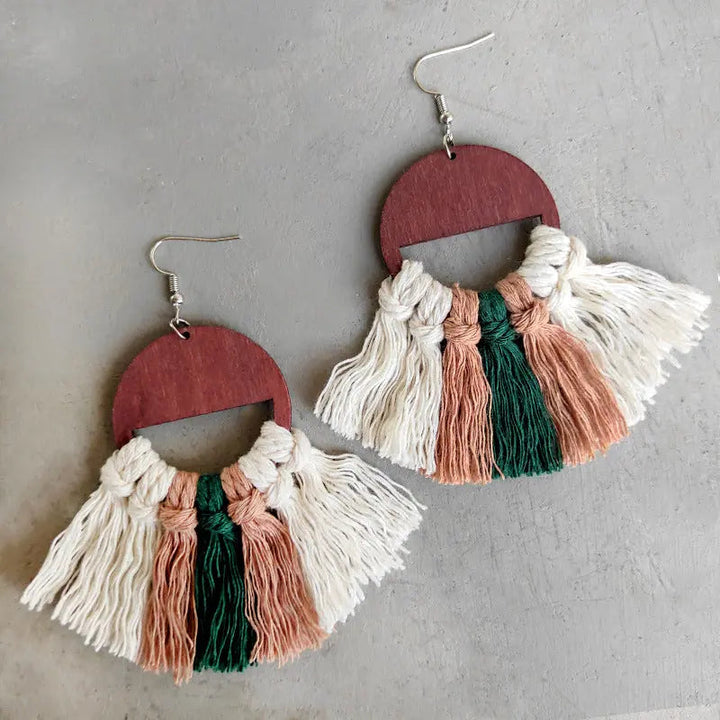 Tassel Detail Drop Earrings LOVCIA