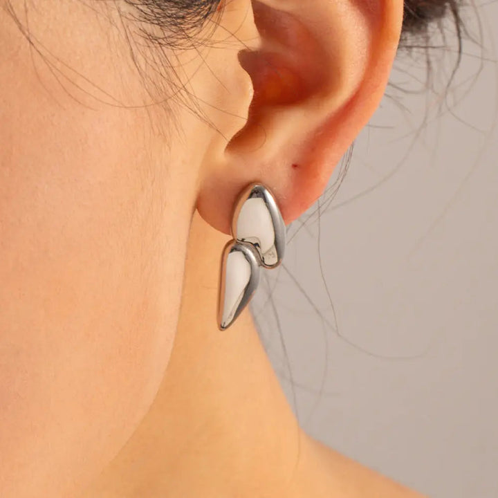 Geometric Stainless Steel Earrings LOVCIA