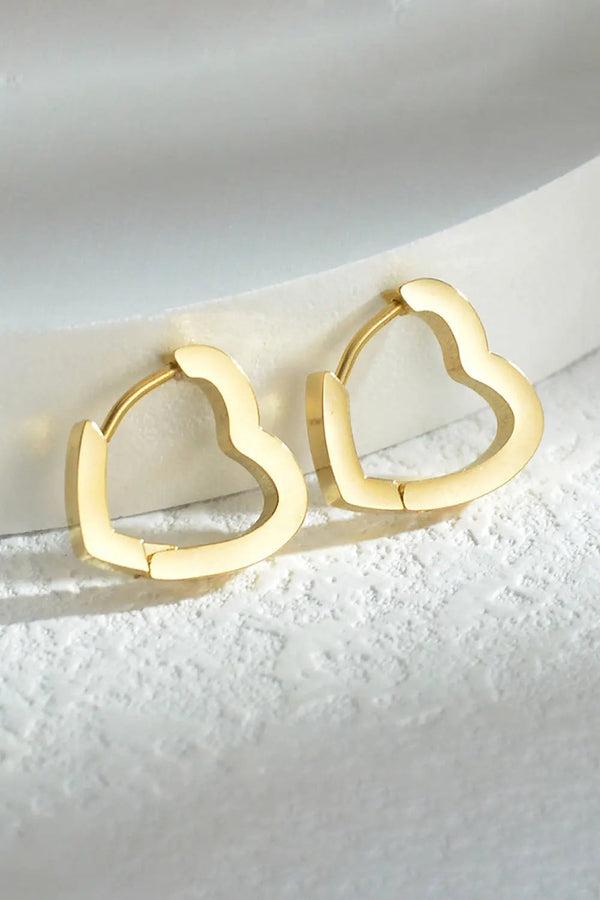 Heart Stainless Steel Earrings LOVCIA