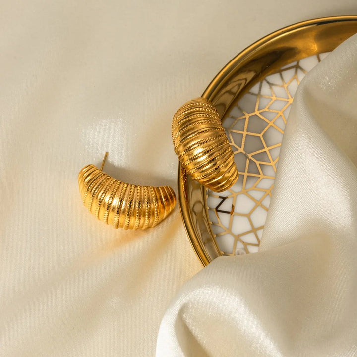 18K Gold-Plated Stainless Steel Earrings LOVCIA