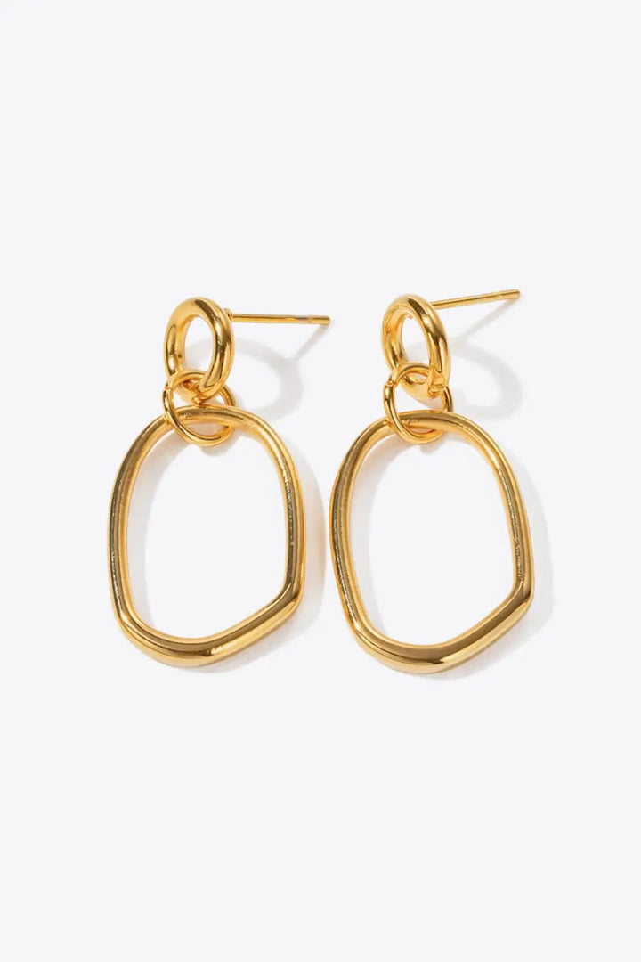 18K Gold-Plated Dangle Earrings LOVCIA