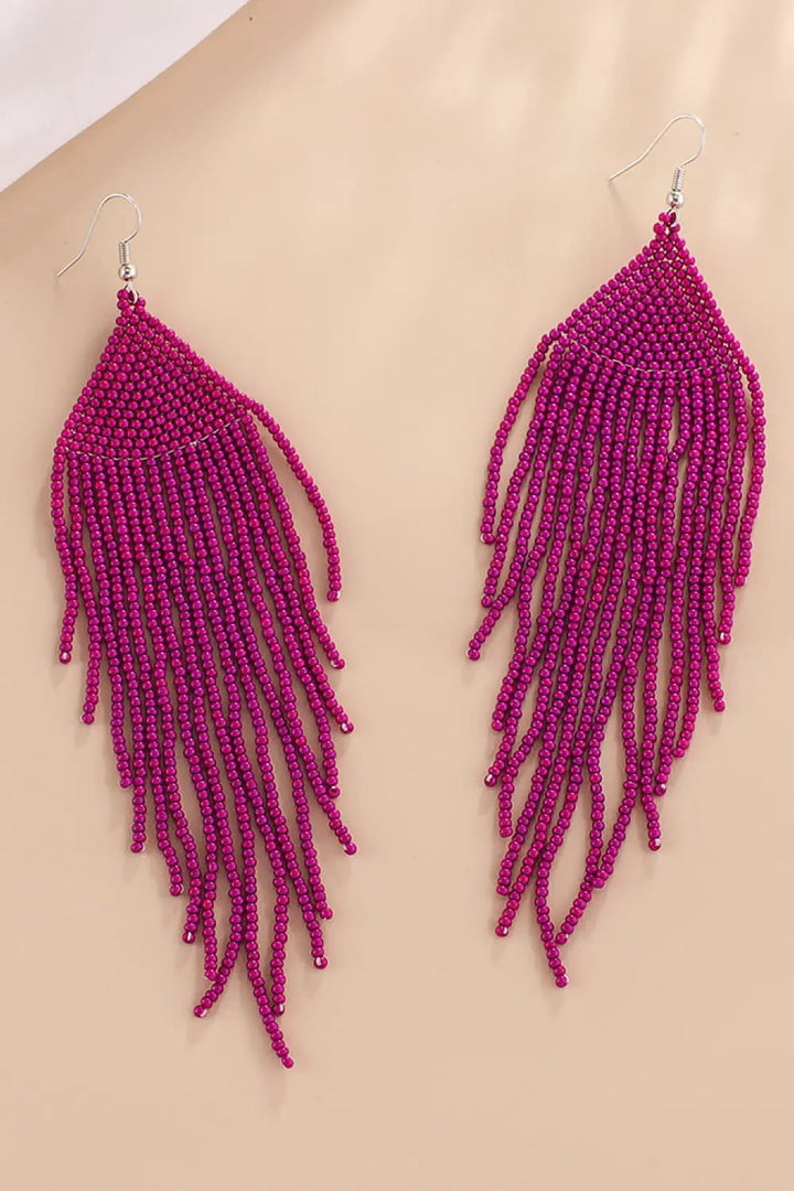 Beaded Dangle Earrings LOVCIA