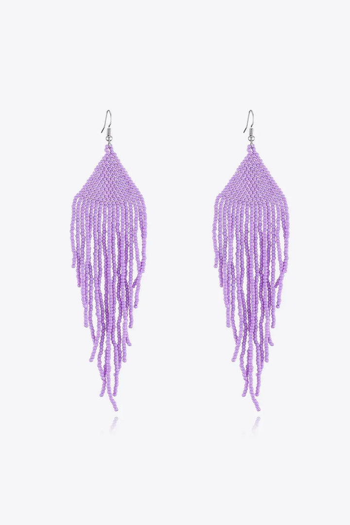 Beaded Dangle Earrings LOVCIA