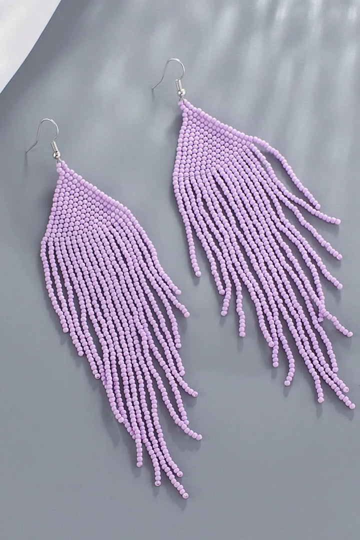 Beaded Dangle Earrings LOVCIA