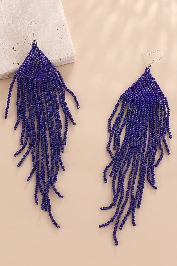 Beaded Dangle Earrings LOVCIA