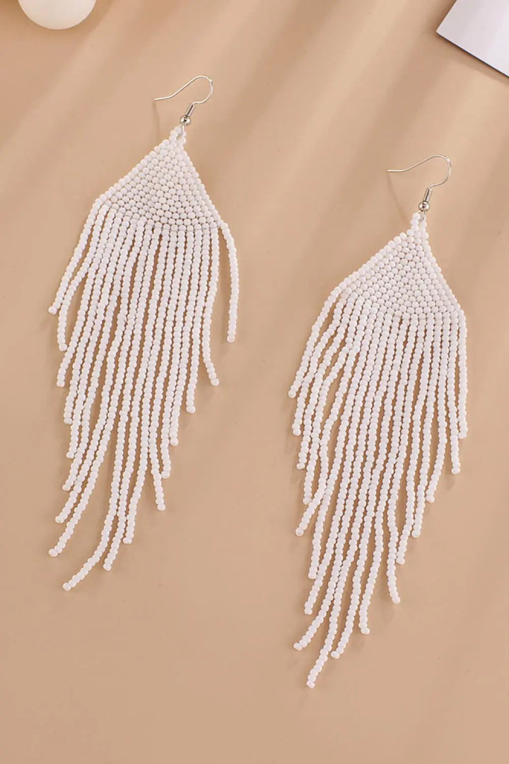 Beaded Dangle Earrings LOVCIA