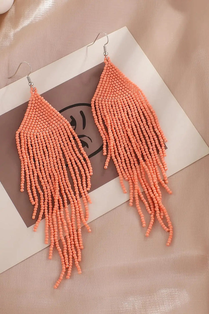 Beaded Dangle Earrings LOVCIA