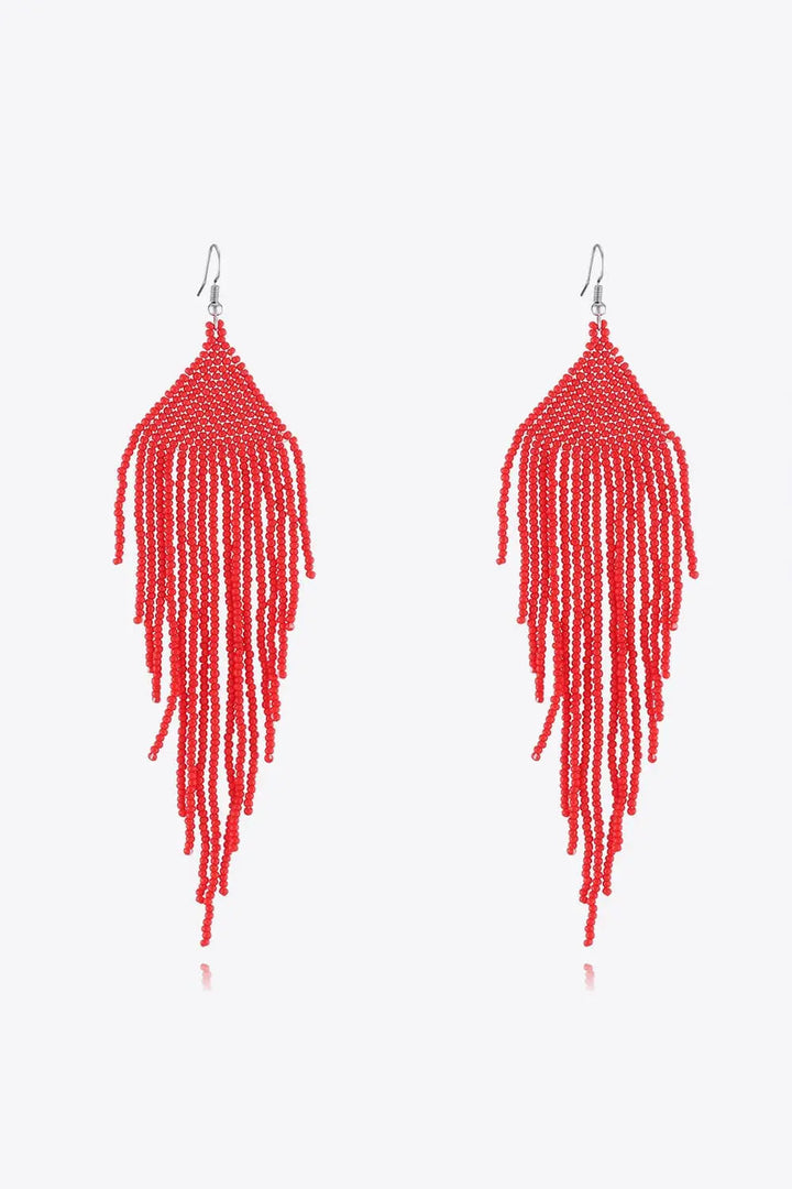 Beaded Dangle Earrings LOVCIA